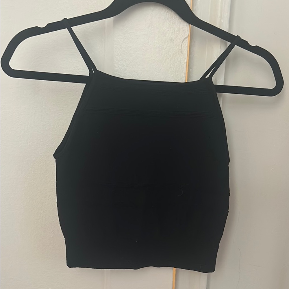 BCBG Black Women's Crop Top - Medium